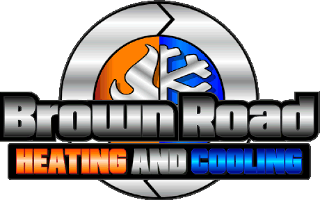 Brown road heating and cooling logo