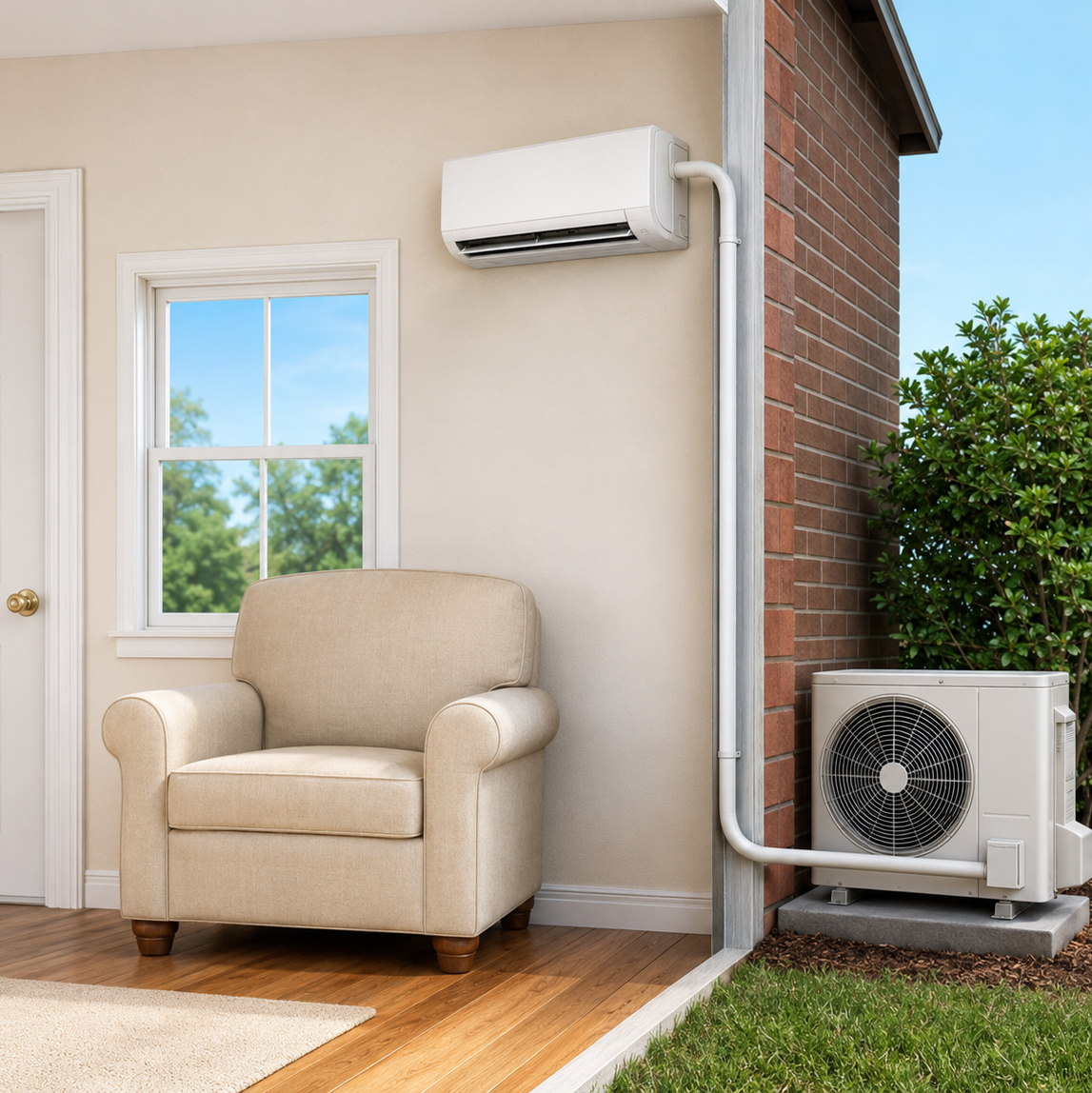 ductless mini split system diagram