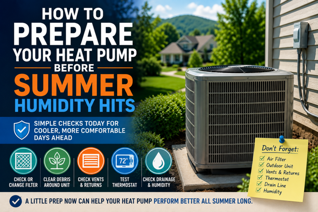how to prepare your heat pump before summer humidity hits